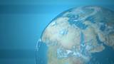 Earth On Blue