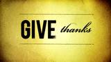 Give Thanks Parchment