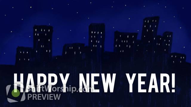 Preview of Happy New Year Skyline